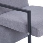 Sillón de tela gris claro de vidaXL, Sillones - Ref: Foro24-282155, Precio: 86,15 €, Descuento: %