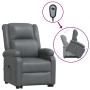 Sillón elevable cuero sintético gris de vidaXL, Sillones - Ref: Foro24-3110867, Precio: 366,99 €, Descuento: %