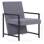 Sillón de tela gris claro de vidaXL, Sillones - Ref: Foro24-282155, Precio: 86,15 €, Descuento: %