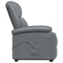 Sillón elevable cuero sintético gris de vidaXL, Sillones - Ref: Foro24-3110867, Precio: 366,99 €, Descuento: %