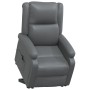 Sillón elevable cuero sintético gris de vidaXL, Sillones - Ref: Foro24-3110867, Precio: 366,99 €, Descuento: %