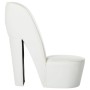 Armchair in the shape of a white synthetic leather high heel shoe by vidaXL, Armchairs - Ref: Foro24-248652, Price: 168,57 €,...