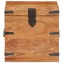 Baúl de madera maciza de acacia 40x40x40 cm de vidaXL, Baúles de almacenamiento - Ref: Foro24-289639, Precio: 131,99 €, Descu...