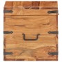 Baúl de madera maciza de acacia 40x40x40 cm de vidaXL, Baúles de almacenamiento - Ref: Foro24-289639, Precio: 131,99 €, Descu...