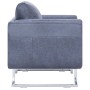 Sillón en forma de cubo de piel de ante artificial gris de vidaXL, Sillones - Ref: Foro24-282154, Precio: 205,51 €, Descuento: %