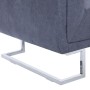 Sillón en forma de cubo de piel de ante artificial gris de vidaXL, Sillones - Ref: Foro24-282154, Precio: 205,51 €, Descuento: %