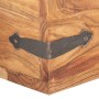 Solid acacia wood trunk 40x40x40 cm by vidaXL, Storage trunks - Ref: Foro24-289639, Price: 131,58 €, Discount: %