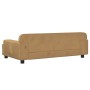 Brown velvet dog bed 90x53x30 cm by vidaXL, Beds for dogs - Ref: Foro24-171873, Price: 85,68 €, Discount: %