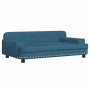 Cama para perros de terciopelo azul 90x53x30 cm de vidaXL, Camas para perros - Ref: Foro24-171868, Precio: 91,29 €, Descuento: %