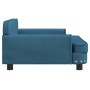 Cama para perros de terciopelo azul 90x53x30 cm de vidaXL, Camas para perros - Ref: Foro24-171868, Precio: 91,29 €, Descuento: %