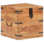 Solid acacia wood trunk 40x40x40 cm by vidaXL, Storage trunks - Ref: Foro24-289639, Price: 131,58 €, Discount: %