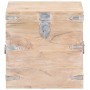 Baúl de madera maciza de acacia 40x40x40 cm de vidaXL, Baúles de almacenamiento - Ref: Foro24-289640, Precio: 131,90 €, Descu...