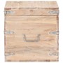 Baúl de madera maciza de acacia 40x40x40 cm de vidaXL, Baúles de almacenamiento - Ref: Foro24-289640, Precio: 131,90 €, Descu...