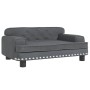 Dark gray velvet dog bed 70x45x30 cm by vidaXL, Beds for dogs - Ref: Foro24-171884, Price: 69,38 €, Discount: %