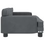 Dark gray velvet dog bed 70x45x30 cm by vidaXL, Beds for dogs - Ref: Foro24-171884, Price: 69,38 €, Discount: %