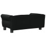 Black synthetic leather dog bed 70x45x30 cm by vidaXL, Beds for dogs - Ref: Foro24-171831, Price: 63,19 €, Discount: %