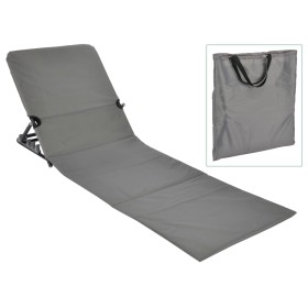 HI Gray PVC folding beach chair mat by HI, Loungers - Ref: Foro24-423980, Price: 30,32 €, Discount: %