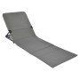 HI Gray PVC folding beach chair mat by HI, Loungers - Ref: Foro24-423980, Price: 30,99 €, Discount: %