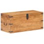 Baúl de madera maciza de acacia 90x40x40 cm de vidaXL, Baúles de almacenamiento - Ref: Foro24-289641, Precio: 199,08 €, Descu...