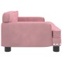 Pink velvet dog bed 70x45x30 cm by vidaXL, Beds for dogs - Ref: Foro24-171885, Price: 67,86 €, Discount: %