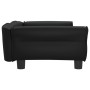 Black synthetic leather dog bed 95x55x30 cm by vidaXL, Beds for dogs - Ref: Foro24-171817, Price: 84,86 €, Discount: %