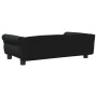 Black synthetic leather dog bed 95x55x30 cm by vidaXL, Beds for dogs - Ref: Foro24-171817, Price: 84,86 €, Discount: %