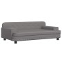 Cama para perros de cuero sintético gris 90x53x30 cm de vidaXL, Camas para perros - Ref: Foro24-171879, Precio: 97,02 €, Desc...