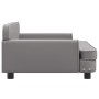 Cama para perros de cuero sintético gris 90x53x30 cm de vidaXL, Camas para perros - Ref: Foro24-171879, Precio: 97,02 €, Desc...