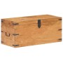 Baúl de madera maciza de acacia 90x40x40 cm de vidaXL, Baúles de almacenamiento - Ref: Foro24-289641, Precio: 199,08 €, Descu...