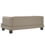 Cappuccino synthetic leather dog bed 80x45x30 cm by vidaXL, Beds for dogs - Ref: Foro24-171905, Price: 66,79 €, Discount: %