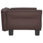 Cama para perros de cuero sintético marrón 70x45x30 cm de vidaXL, Camas para perros - Ref: Foro24-171833, Precio: 64,59 €, De...