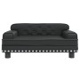 Cama para perros de cuero sintético negra 70x45x30 cm de vidaXL, Camas para perros - Ref: Foro24-171889, Precio: 72,47 €, Des...