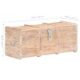 Solid acacia wood storage chest 90x40x40 cm by vidaXL, Storage trunks - Ref: Foro24-289644, Price: 236,99 €, Discount: %