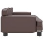 Cama para perros de cuero sintético marrón 70x45x30 cm de vidaXL, Camas para perros - Ref: Foro24-171891, Precio: 69,25 €, De...