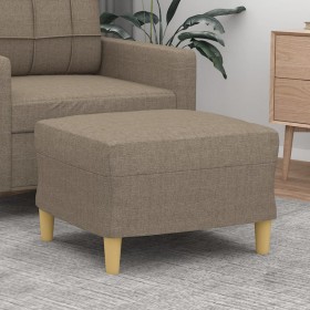 Taupe gray fabric footrest 60x50x41 cm by vidaXL, Ottomans - Ref: Foro24-349270, Price: 62,81 €, Discount: %