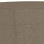 Reposapiés de tela gris taupe 60x50x41 cm de vidaXL, Otomanas - Ref: Foro24-349270, Precio: 64,49 €, Descuento: %