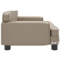 Cama para perros de cuero sintético color capuchino 70x45x30 cm de vidaXL, Camas para perros - Ref: Foro24-171893, Precio: 70...