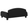 Black synthetic leather dog bed 70x45x30 cm by vidaXL, Beds for dogs - Ref: Foro24-171965, Price: 66,70 €, Discount: %