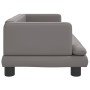 Gray synthetic leather dog bed 80x45x30 cm by vidaXL, Beds for dogs - Ref: Foro24-171904, Price: 72,76 €, Discount: %