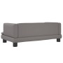 Gray synthetic leather dog bed 80x45x30 cm by vidaXL, Beds for dogs - Ref: Foro24-171904, Price: 72,76 €, Discount: %