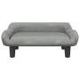 Light gray velvet dog bed 70x40x24 cm by vidaXL, Beds for dogs - Ref: Foro24-171952, Price: 59,13 €, Discount: %