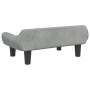 Light gray velvet dog bed 70x40x24 cm by vidaXL, Beds for dogs - Ref: Foro24-171952, Price: 59,13 €, Discount: %