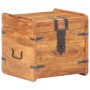 Solid acacia wood trunk 40x40x40 cm by vidaXL, Storage trunks - Ref: Foro24-289647, Price: 145,39 €, Discount: %