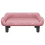 Cama para perros de terciopelo rosa 70x40x24 cm de vidaXL, Camas para perros - Ref: Foro24-171954, Precio: 59,21 €, Descuento: %