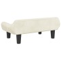 Cama para perros de terciopelo crema 70x40x24 cm de vidaXL, Camas para perros - Ref: Foro24-171957, Precio: 59,13 €, Descuent...