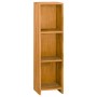 Estantería librería de madera maciza de teca 30x30x110 cm de vidaXL, Librerías y estanterías - Ref: Foro24-326126, Precio: 15...