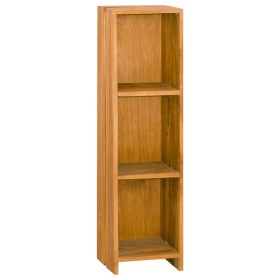 Estantería librería de madera maciza de teca 30x30x110 cm de vidaXL, Librerías y estanterías - Ref: Foro24-326126, Precio: 15...