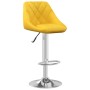 Kitchen stool 2 units mustard yellow velvet by vidaXL, Kitchen stools - Ref: Foro24-335312, Price: 145,99 €, Discount: %