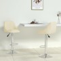 Kitchen stools 2 units cream-colored synthetic leather by vidaXL, Kitchen stools - Ref: Foro24-335183, Price: 146,99 €, Disco...