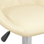 Kitchen stools 2 units cream-colored synthetic leather by vidaXL, Kitchen stools - Ref: Foro24-335183, Price: 146,99 €, Disco...